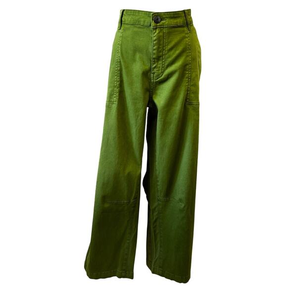 New KUT FROM THE KLOTH Women's Kiwi Ashton Cropped Barrel Jean Pants Size 12 - Picture 12 of 12